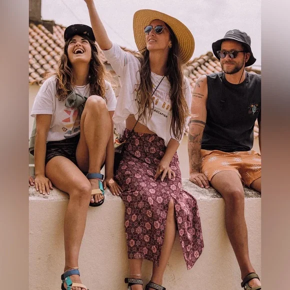 Passenger Hannah skirt in tile wine maxi skirt - Picture 5 of 12